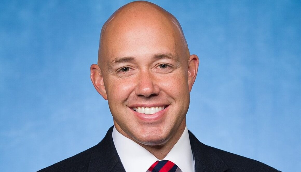 U.S. Representative Brian Mast (R-Fla.), sponsor of the AI OVERWATCH Act, in an official congressional portrait.