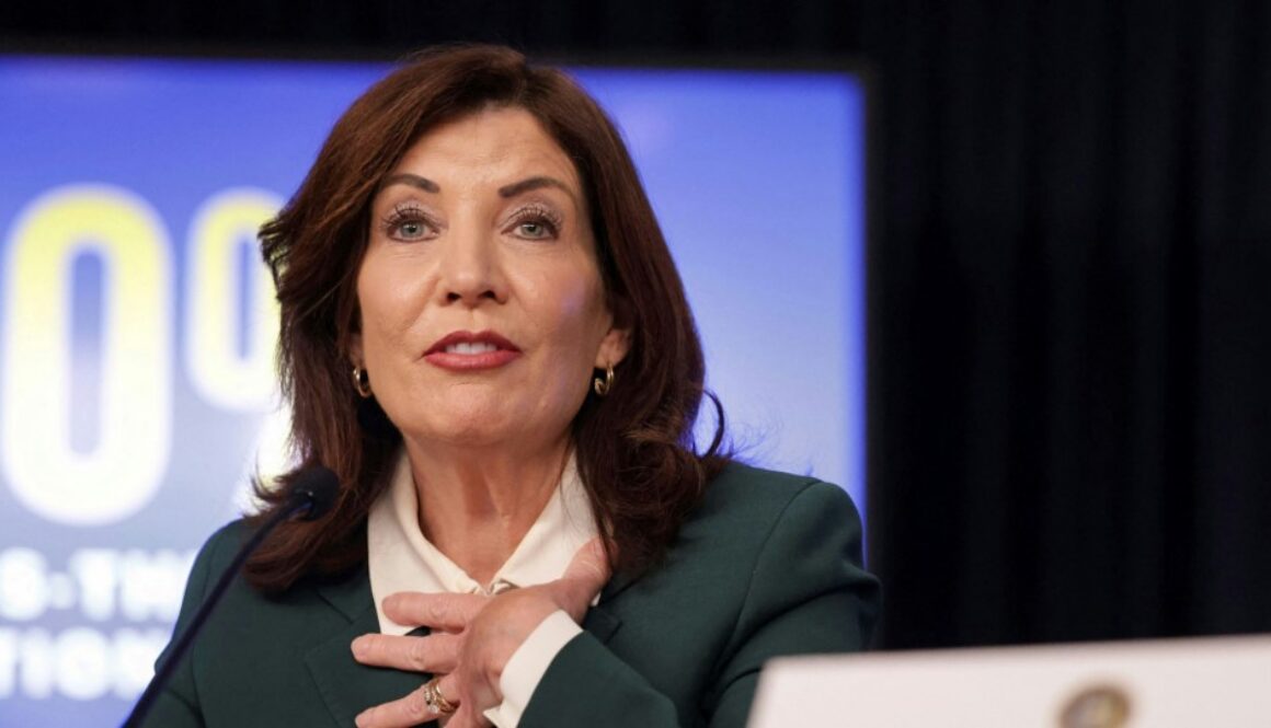 Governor Kathy Hochul (D-N.Y.), sponsor of the Responsible AI Safety and Education Act.