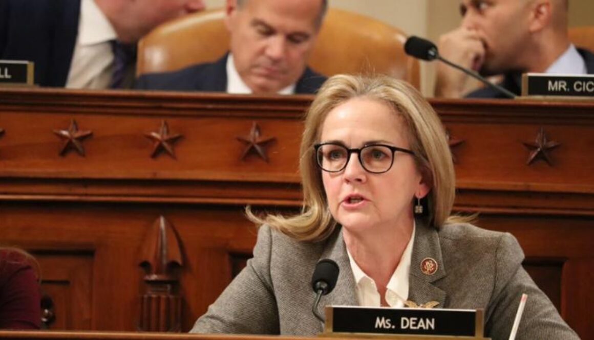 U.S. Representative Madeleine Dean (D-Pa.) speaks during a House Judiciary Committee hearing.