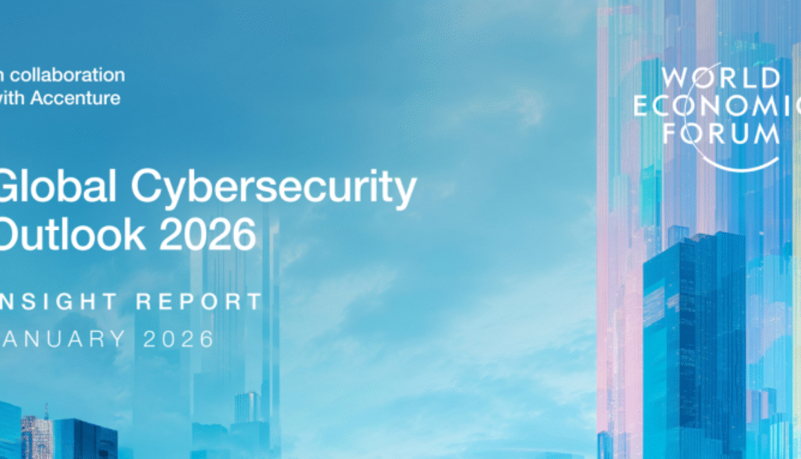 Cover image of the World Economic Forum Global Cybersecurity Outlook 2026 report highlighting artificial intelligence and cyber risk