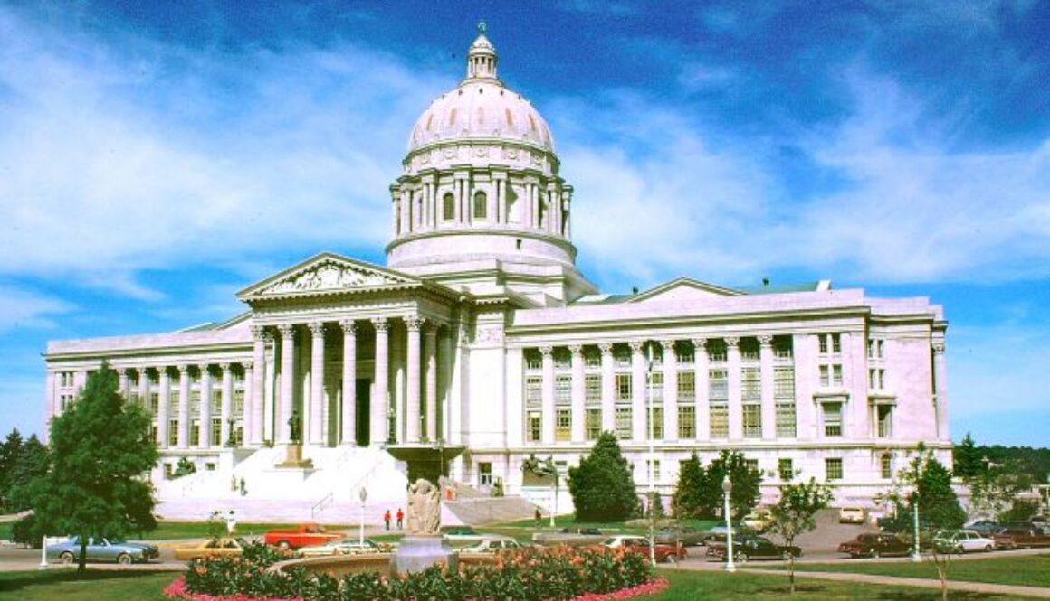 Missouri State Capitol in Jefferson City, where SB 1012 AI bill was introduced