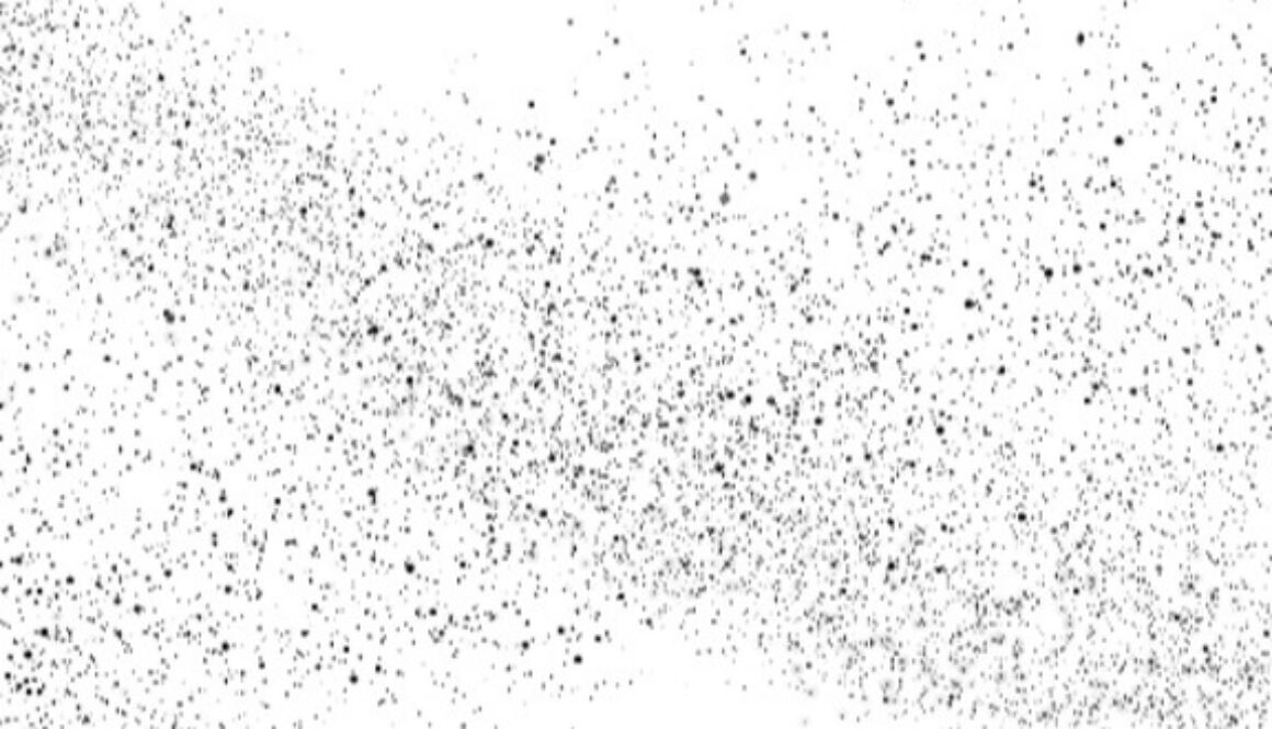 Black speckled grain on a white field, marking the Hugging Face break-in by 700 OpenAI test agents.