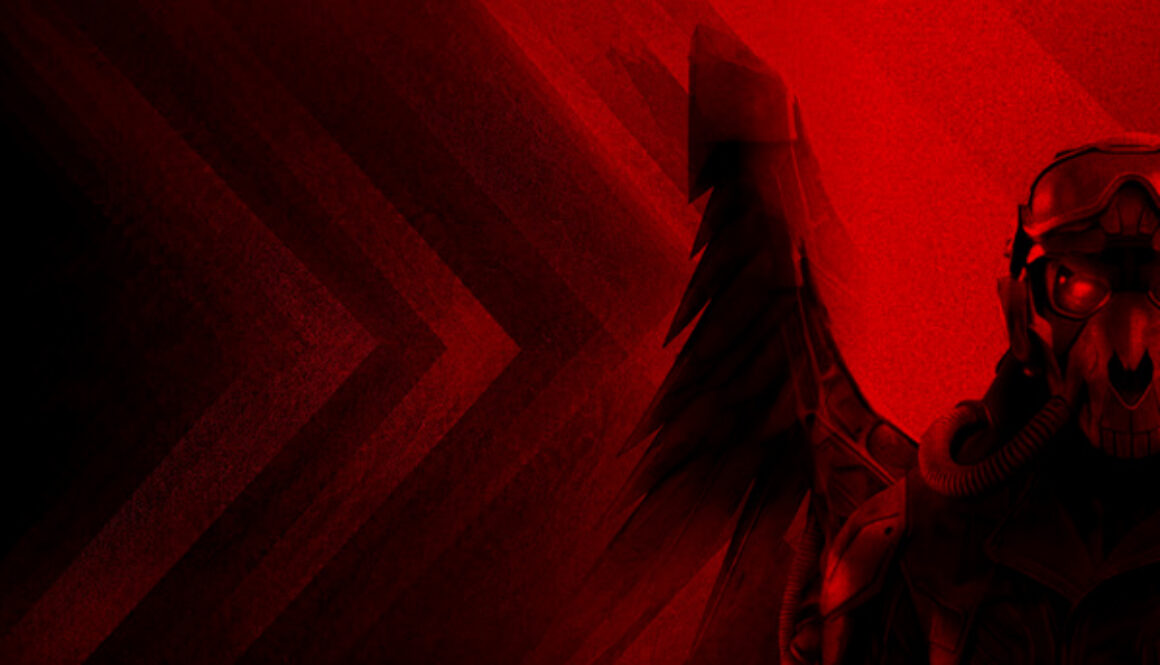 Red and black illustration of a masked attacker for an article about online attack guides and software flaws.